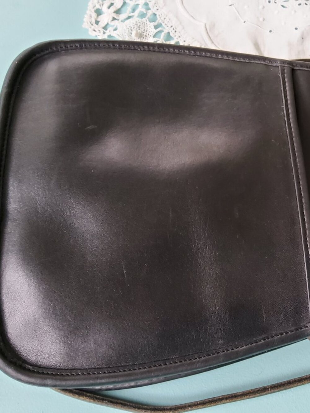 Vintage Coach Lindsay Crossbody Bag in Black 9888 with Hangtag - Picture 5 of 8